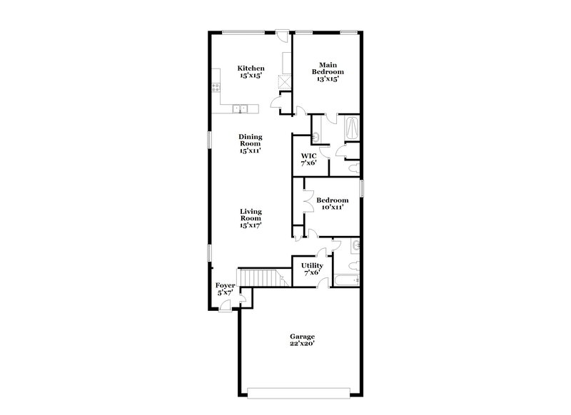 1,910/Mo, 25726 Northpark Palm Dr Porter, TX 77365 Floor Plan View