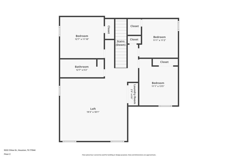 3,170/Mo, 9222 Chloe Dr Houston, TX 77044 Floor Plan View 2