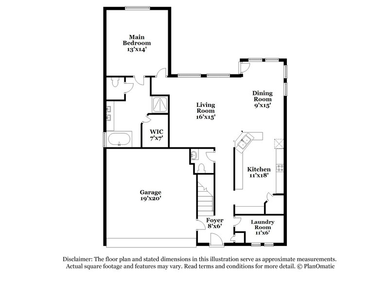 2,335/Mo, 13219 Adolpho Dr Houston, TX 77044 Floor Plan View