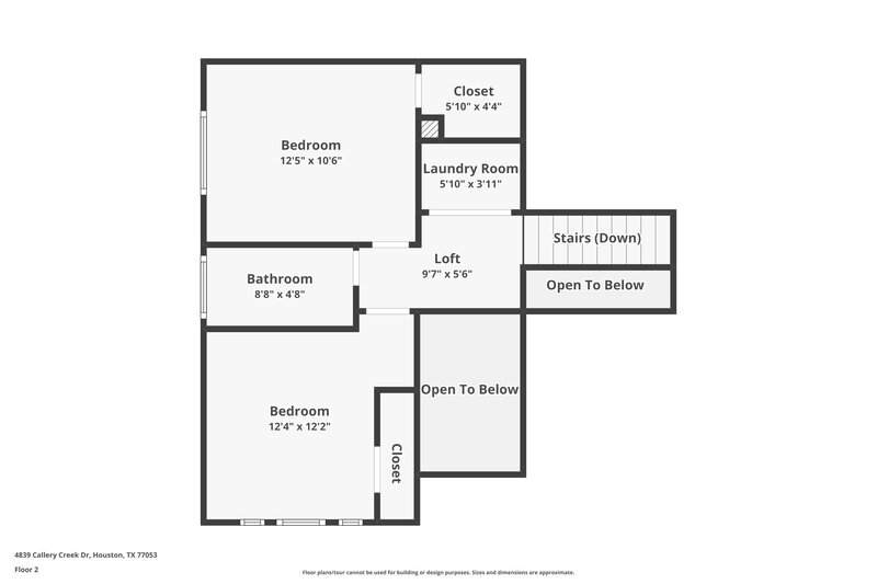 2,110/Mo, 4839 Callery Creek Dr Houston, TX 77053 Floor Plan View 2