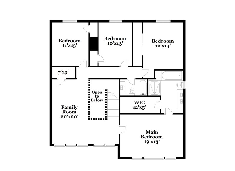 2,645/Mo, 9306 Bowmore Ct Houston, TX 77095 Floor Plan View 2