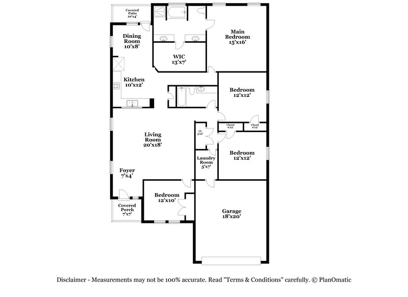 2,075/Mo, 3303 Creole Bay Ln Rosenberg, TX 77471 Floor Plan View