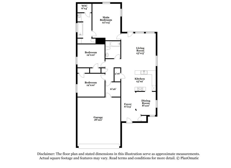1,880/Mo, 11002 Northam Dr Tomball, TX 77375 Floor Plan View