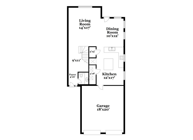 1,965/Mo, 13414 Southpoint Ln Houston, TX 77034 Floor Plan View