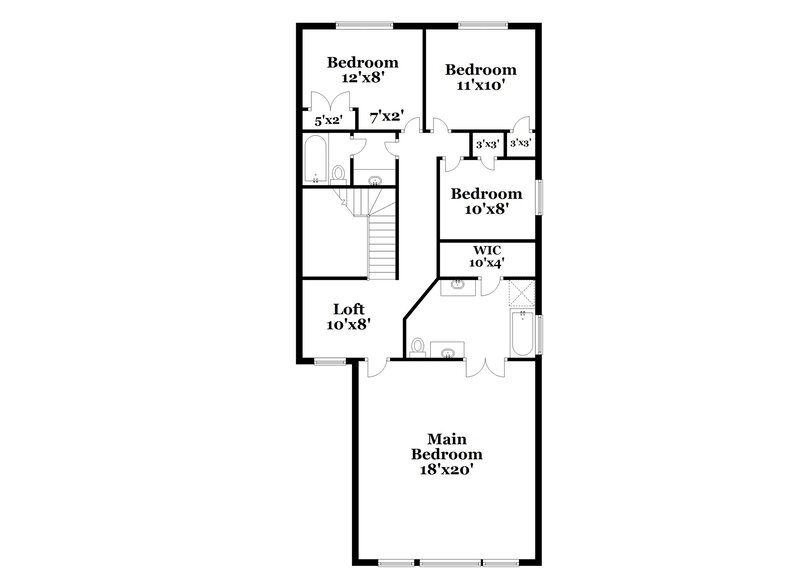 1,965/Mo, 13414 Southpoint Ln Houston, TX 77034 Floor Plan View 2