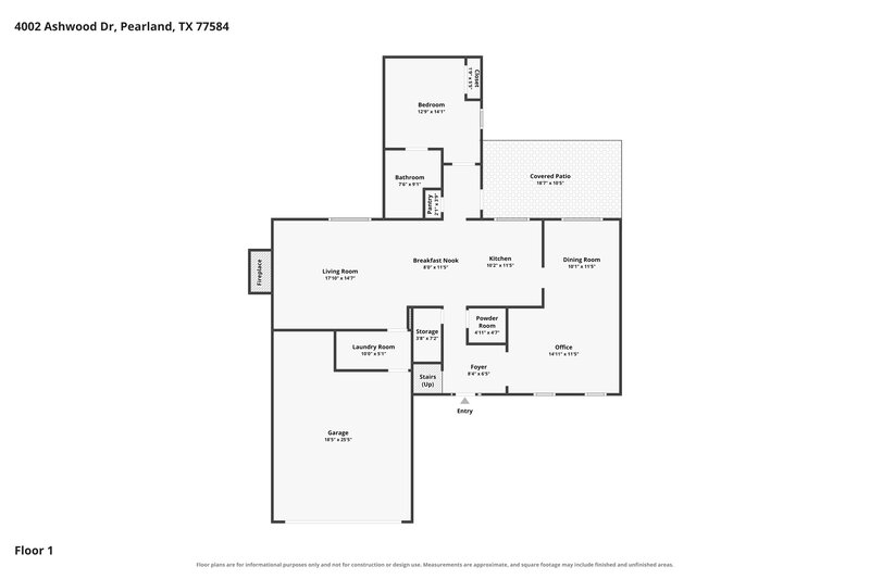2,795/Mo, 4002 Ashwood Dr Pearland, TX 77584 Floor Plan View