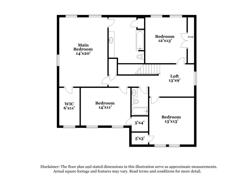 2,050/Mo, 5018 Oak Briar Ln Richmond, TX 77469 Floor Plan View 2