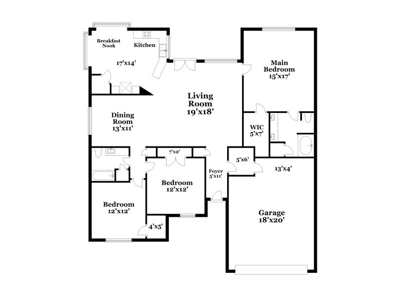 1,965/Mo, 279 Indian Falls S Montgomery, TX 77316 Floor Plan View