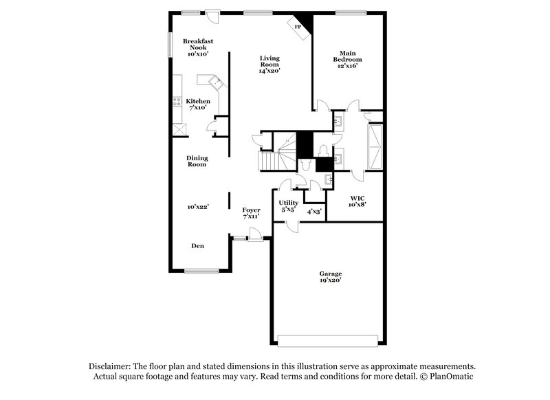 2,500/Mo, 3322 Candlepine Dr Spring, TX 77388 Floor Plan View