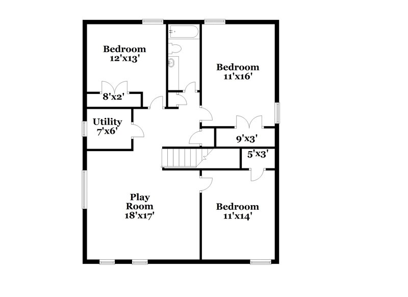 1,975/Mo, 6602 Winter Mountain Ln Spring, TX 77379 Floor Plan View 2