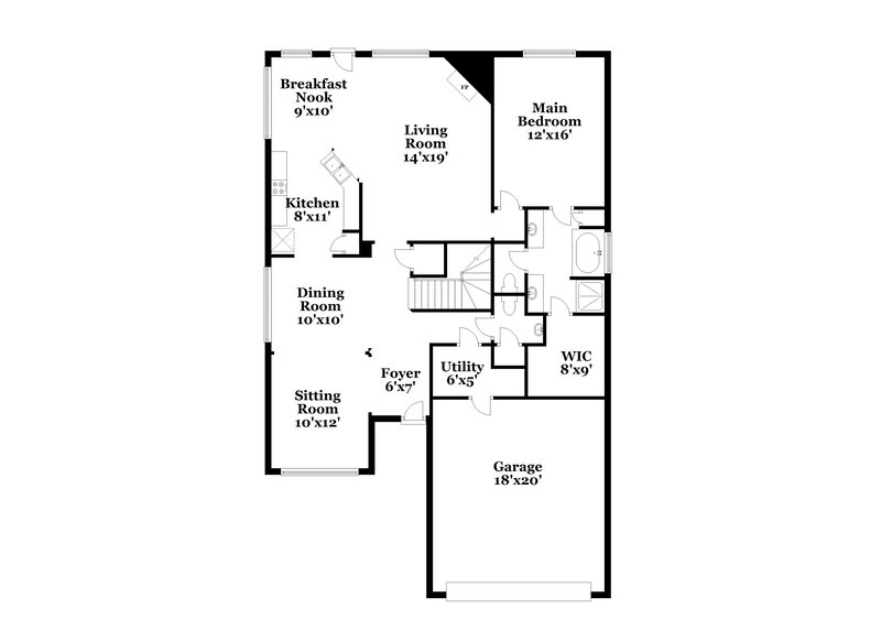 2,220/Mo, 3230 Candlepine Dr Spring, TX 77388 Floorplan View