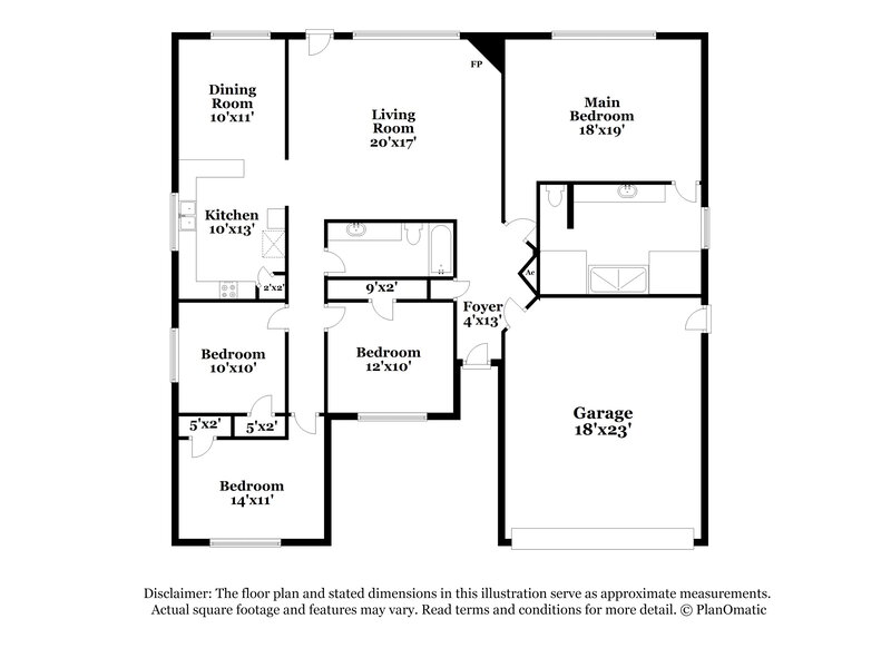2,120/Mo, 15007 Tayport Ln Channelview, TX 77530 Floor Plan View