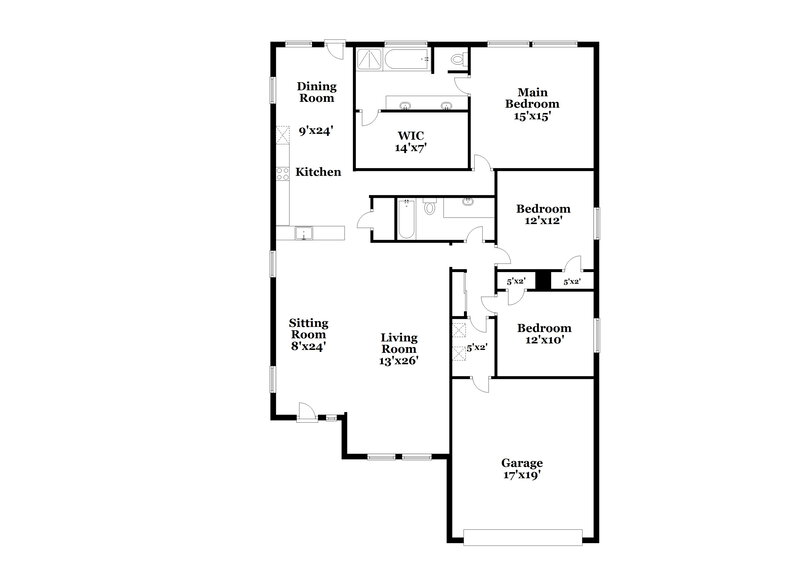 2,065/Mo, 2410 Lexington Park Dr Spring, TX 77373 Floor Plan View