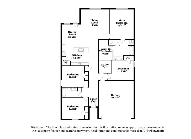 2,130/Mo, 18218 Cascadia Mill Ct New Caney, TX 77357 Floor Plan View