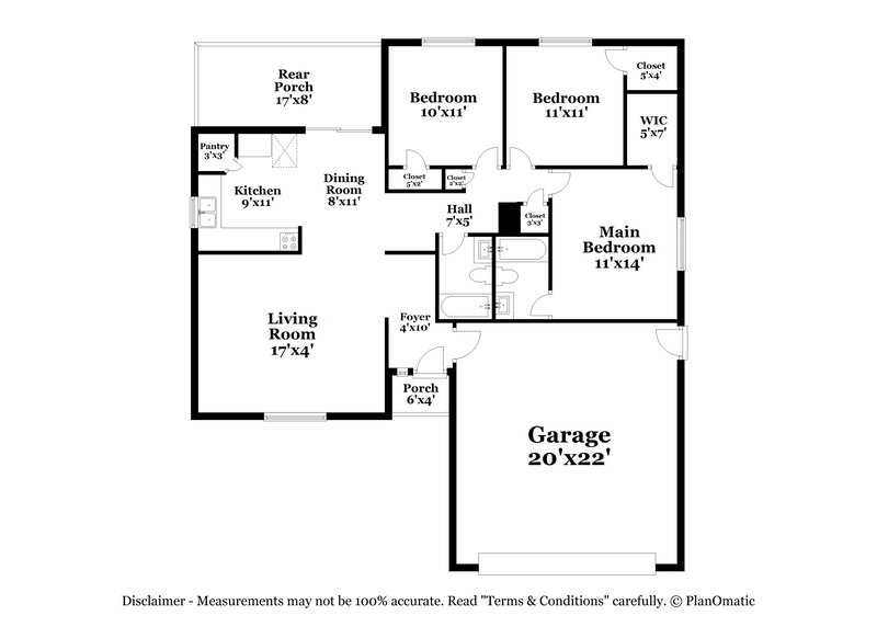 1,805/Mo, 9422 Kingsvalley Dr Houston, TX 77075 Floor Plan View