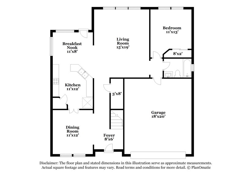 2,405/Mo, 21719 Texian Ct Spring, TX 77388 Floorplan View