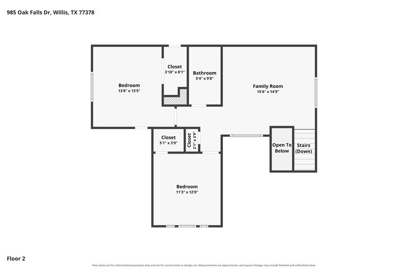 2,030/Mo, 985 Oak Falls Dr Willis, TX 77378 Floor Plan View 2