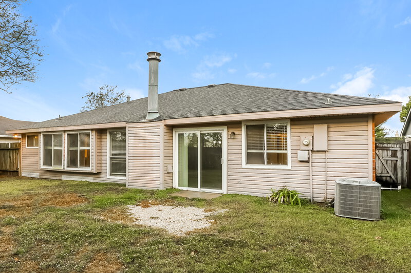 1,790/Mo, 16507 Quail Meadow Dr Missouri City, TX 77489 Rear View