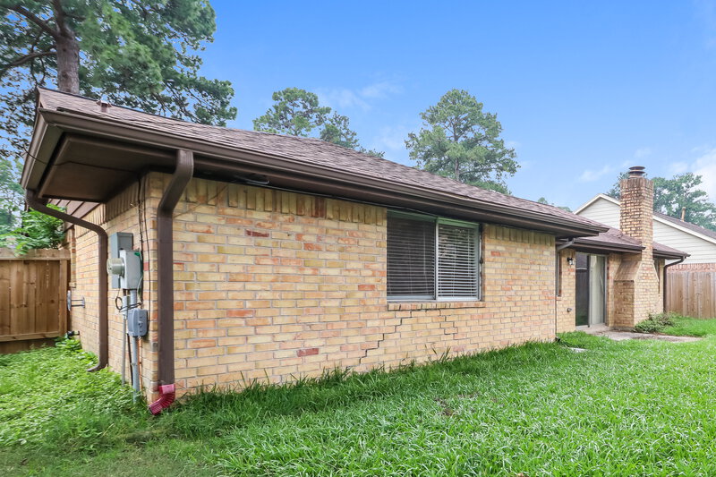 1,910/Mo, 9206 Bayou Bluff Dr Spring, TX 77379 Rear View