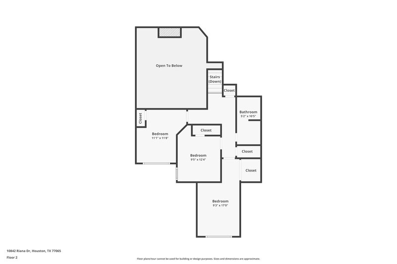 1,935/Mo, 10842 Riana Dr Houston, TX 77065 Floor Plan View 2