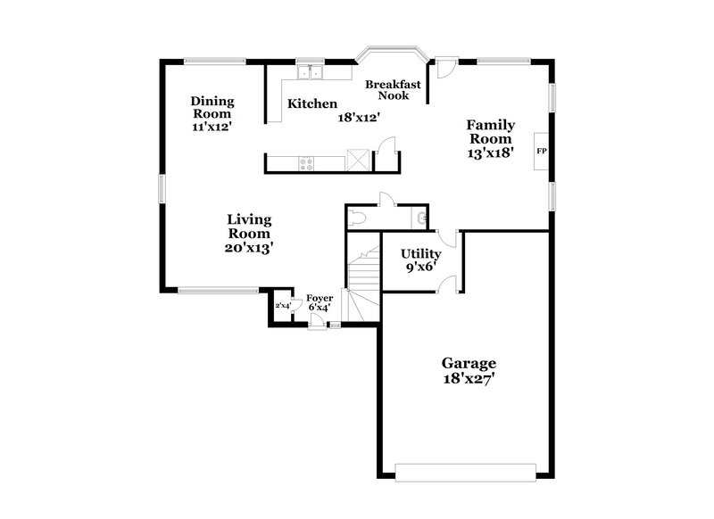 2,320/Mo, 5511 Aberton Ln Spring, TX 77379 Floor Plan View