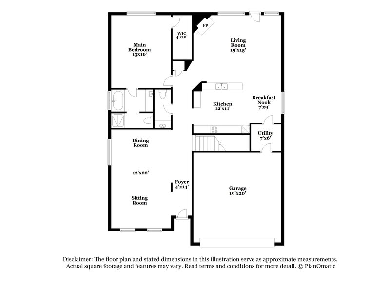 1,980/Mo, 18406 Atascocita Meadows Dr Humble, TX 77346 Floor Plan View