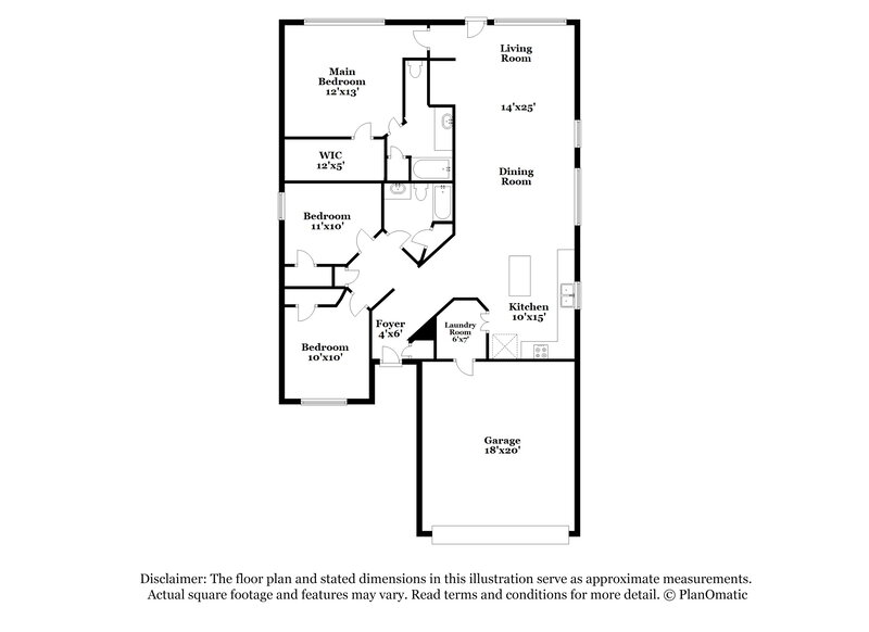 1,805/Mo, 18331 Atasca Woods Trace Humble, TX 77346 Floor Plan View