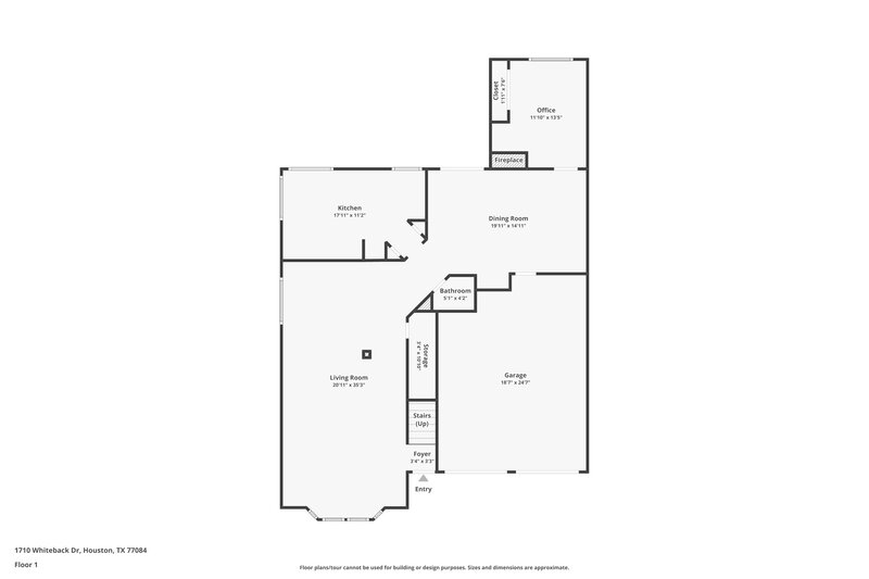 2,080/Mo, 1710 Whiteback Dr Houston, TX 77084 Floor Plan View