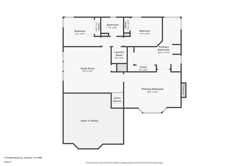 2,080/Mo, 1710 Whiteback Dr Houston, TX 77084 Floor Plan View 2