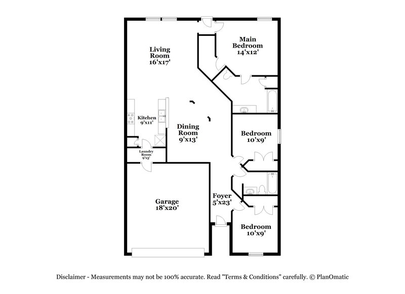 1,865/Mo, 12039 Quartersawn Ln Pinehurst, TX 77362 Floor Plan View
