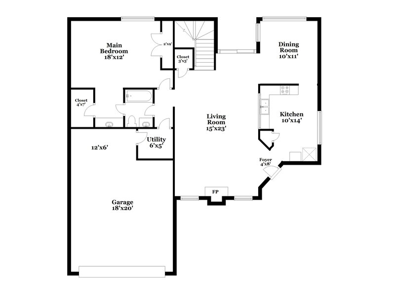 2,315/Mo, 4206 Stallion Brook Ln Spring, TX 77388 Floor Plan View