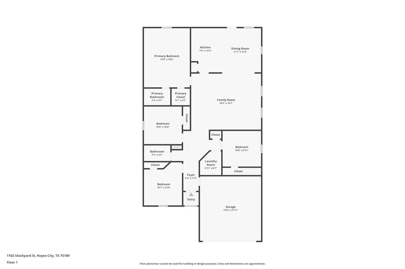 1,900/Mo, 1083 Shadow Glenn Dr Conroe, TX 77301 Floor Plan View