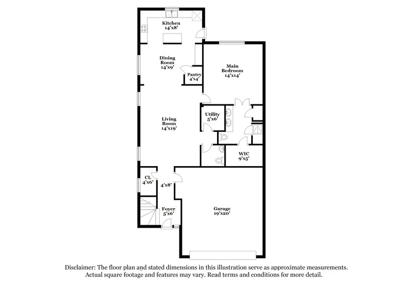 2,720/Mo, 4102 Buras Pass Ln Houston, TX 77045 Floor Plan View