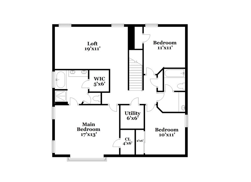 2,315/Mo, 9869 Lace Flower Way Conroe, TX 77385 Floor Plan View 2