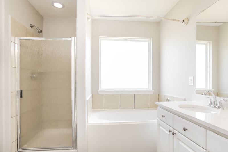 2,315/Mo, 9869 Lace Flower Way Conroe, TX 77385 Main Bathroom View