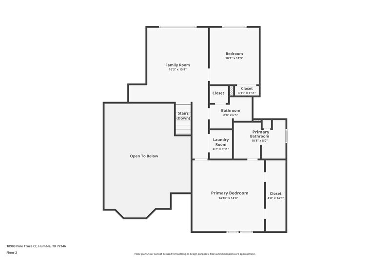 2,010/Mo, 18903 Pine Trace Ct Humble, TX 77346 Floor Plan View 2