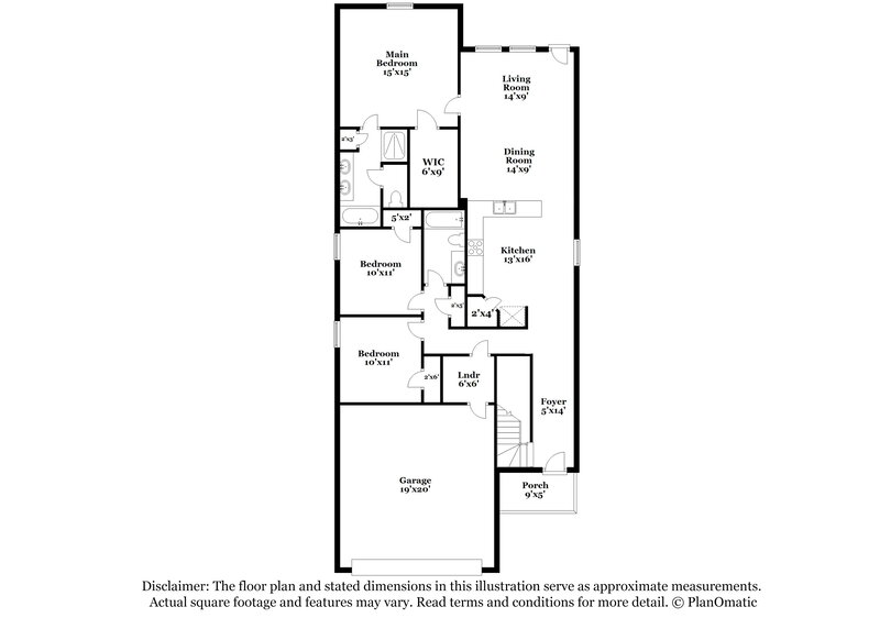 1,985/Mo, 12469 Lake Conroe Hills Dr Willis, TX 77318 Floor Plan View