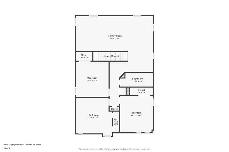 2,255/Mo, 11410 Flying Geese Ln Tomball, TX 77375 Floor Plan View 2