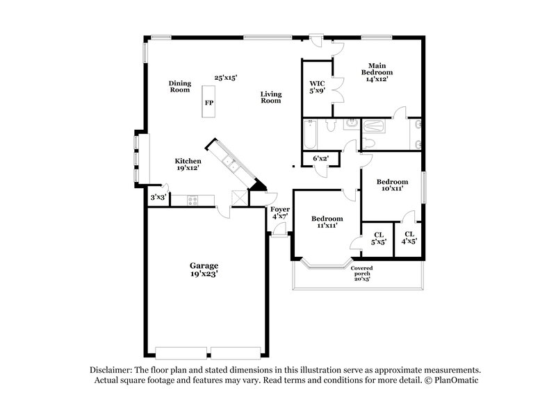 1,940/Mo, 333 Anchor Way League City, TX 77573 Floor Plan View