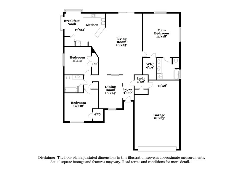1,545/Mo, 271 Indian Falls S Montgomery, TX 77316 Floor Plan View
