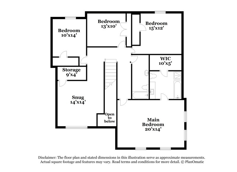 2,175/Mo, 17615 Memorial Falls Dr Tomball, TX 77375 Floor Plan View 2