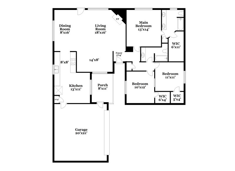 1,980/Mo, 8410 Lone Quail Dr Missouri City, TX 77489 Floor Plan View