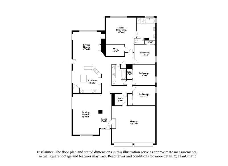 2,355/Mo, 8911 Cypress Square Dr Spring, TX 77379 Floorplan View
