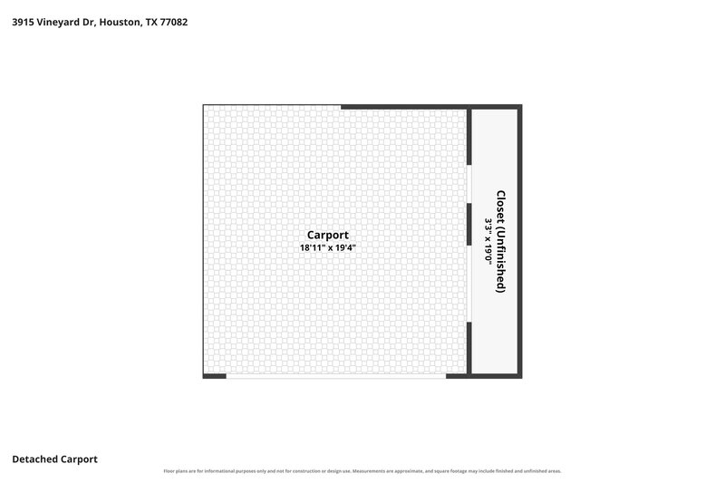 1,885/Mo, 3915 Vineyard Dr Houston, TX 77082 Floor Plan View 2