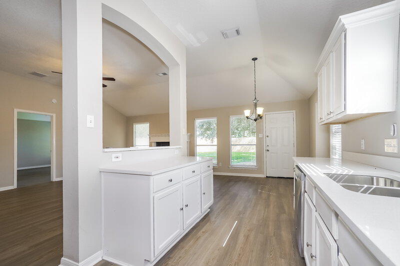 1,910/Mo, 6726 Glenhope Dr Katy, TX 77449 Kitchen View 2
