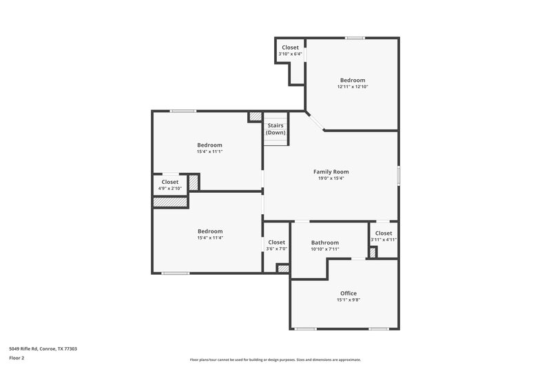 1,650/Mo, 5049 Rifle Rd Conroe, TX 77303 Floor Plan View 2