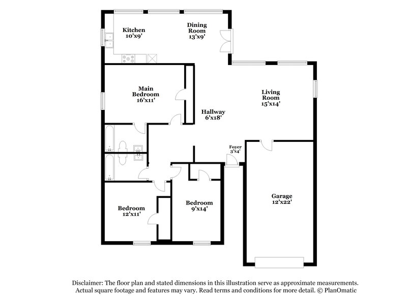 1,815/Mo, 11002 Ambergate Dr Humble, TX 77396 Floor Plan View
