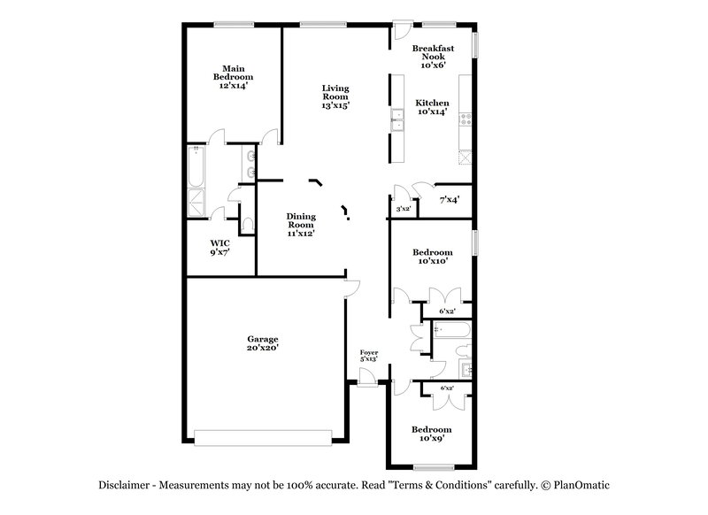 1,935/Mo, 456 Mystic Glen Loop Humble, TX 77339 Floor Plan View
