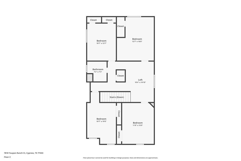 2,280/Mo, 7818 Yaupon Ranch Ct Cypress, TX 77433 Floorplan View 2