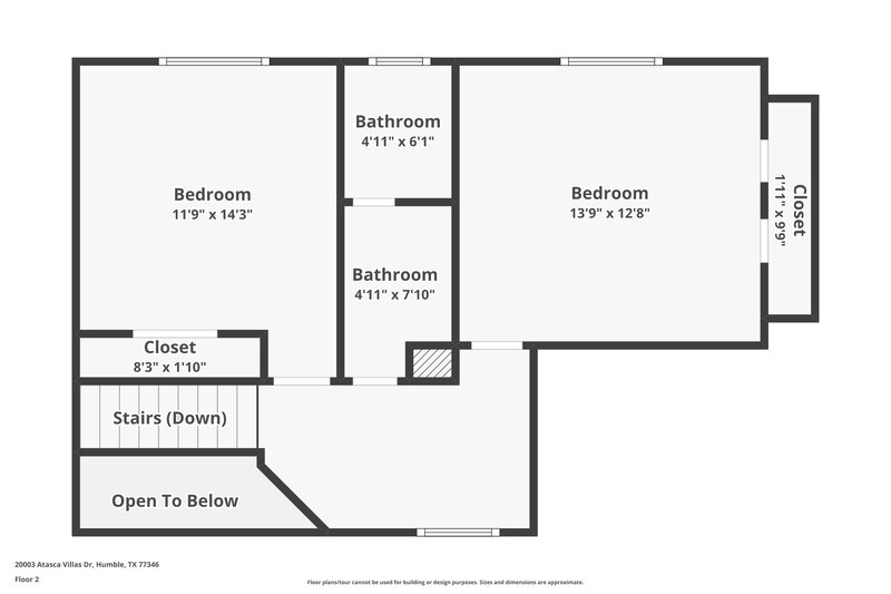 1,860/Mo, 20003 Atasca Villas Dr Humble, TX 77346 Floor Plan View 2